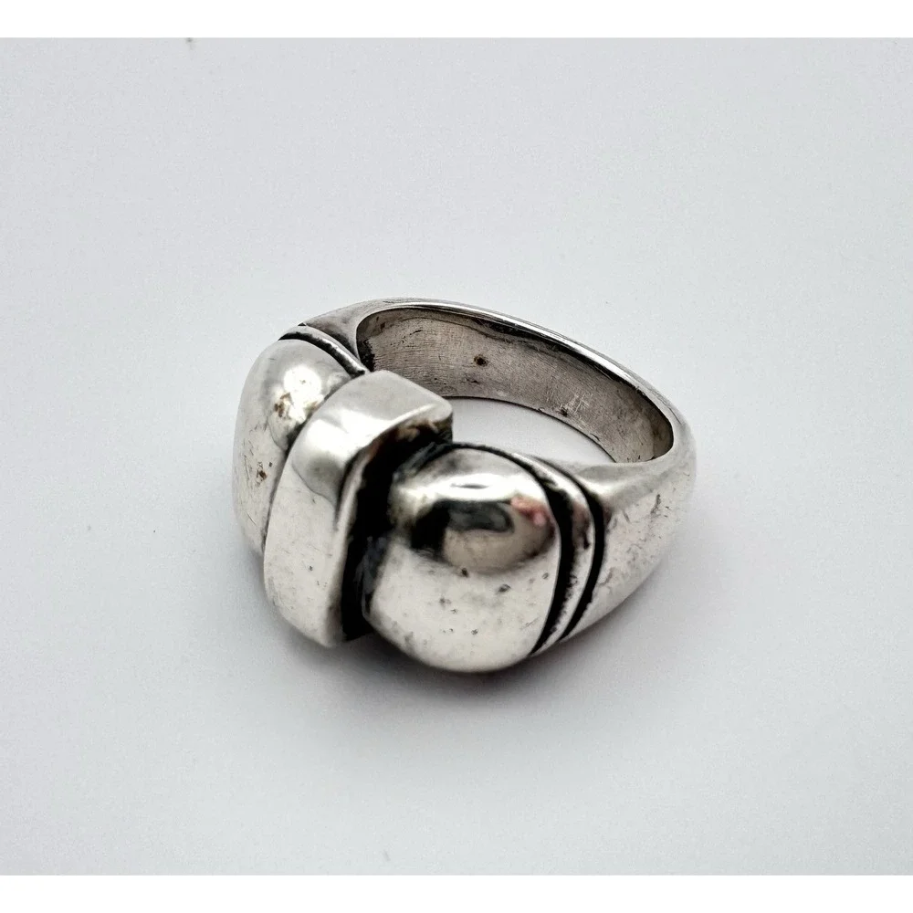 James Avery Compression Ring Sterling Silver Retired JA STER Size 10.5 25.45g